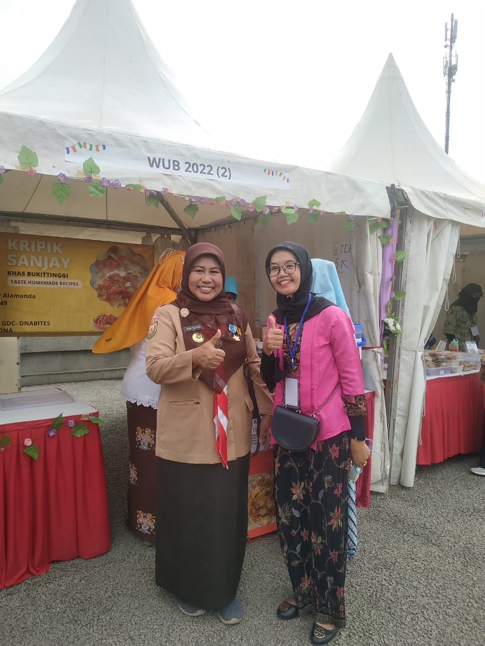 Dokumentasi event Bazar 2022 bersama Ibu Nina Sekda Kota Depok